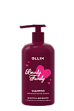 OLLIN BEAUTY FAMILY Шампунь для волос с кератином и протеинами шёлка 500мл